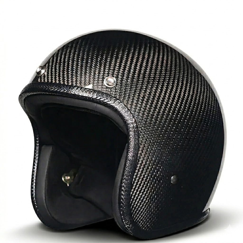 The Street King Carbon Open-Face Helmet – DOT & ECE Approved