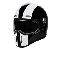Black with White Stripe