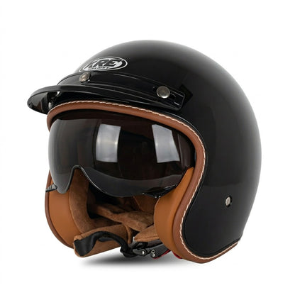 Low Profile Retro Open Face Helmet – DOT Approved