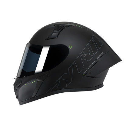 BikerZoneZ Standard Full Face Helmet - DOT & ECE Approved
