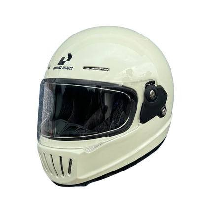 BikerZoneZ RetroRide Full Face Helmet - DOT Approved