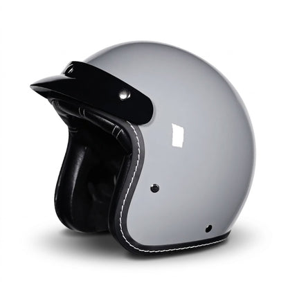 Vintage Open Face Motorcycle Helmet – All-Season Comfort & Protection