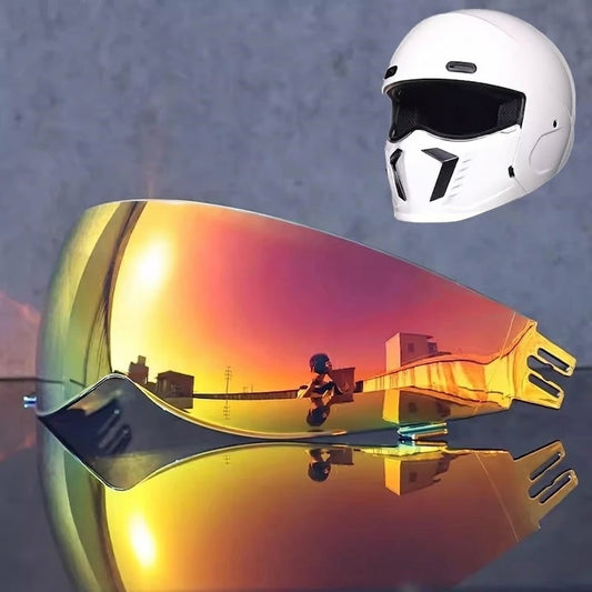 Shark Dark Street Fighter Visor – HD Night Vision & UV Protection