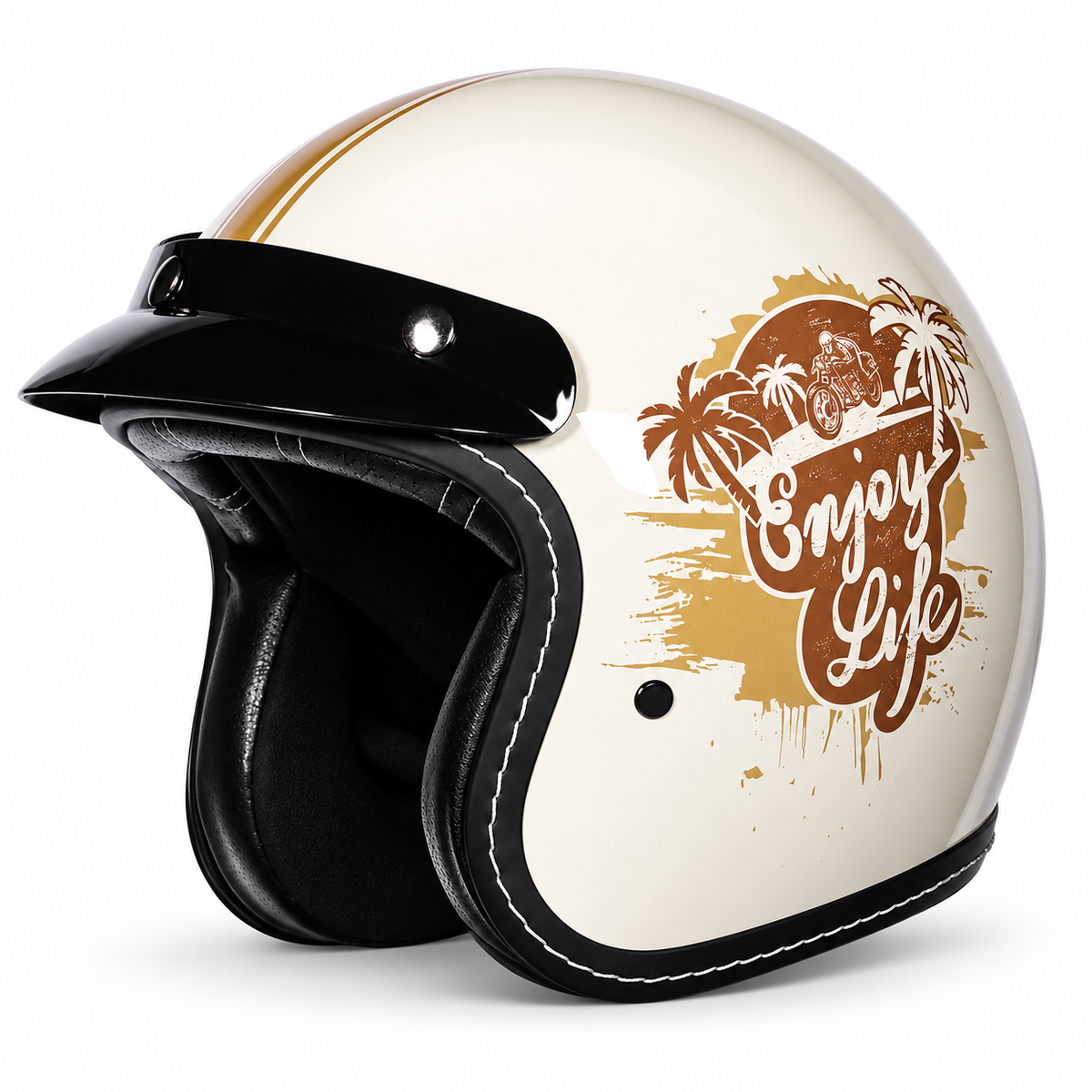 The Rogue Open Face Helmet - DOT & ECE Approved
