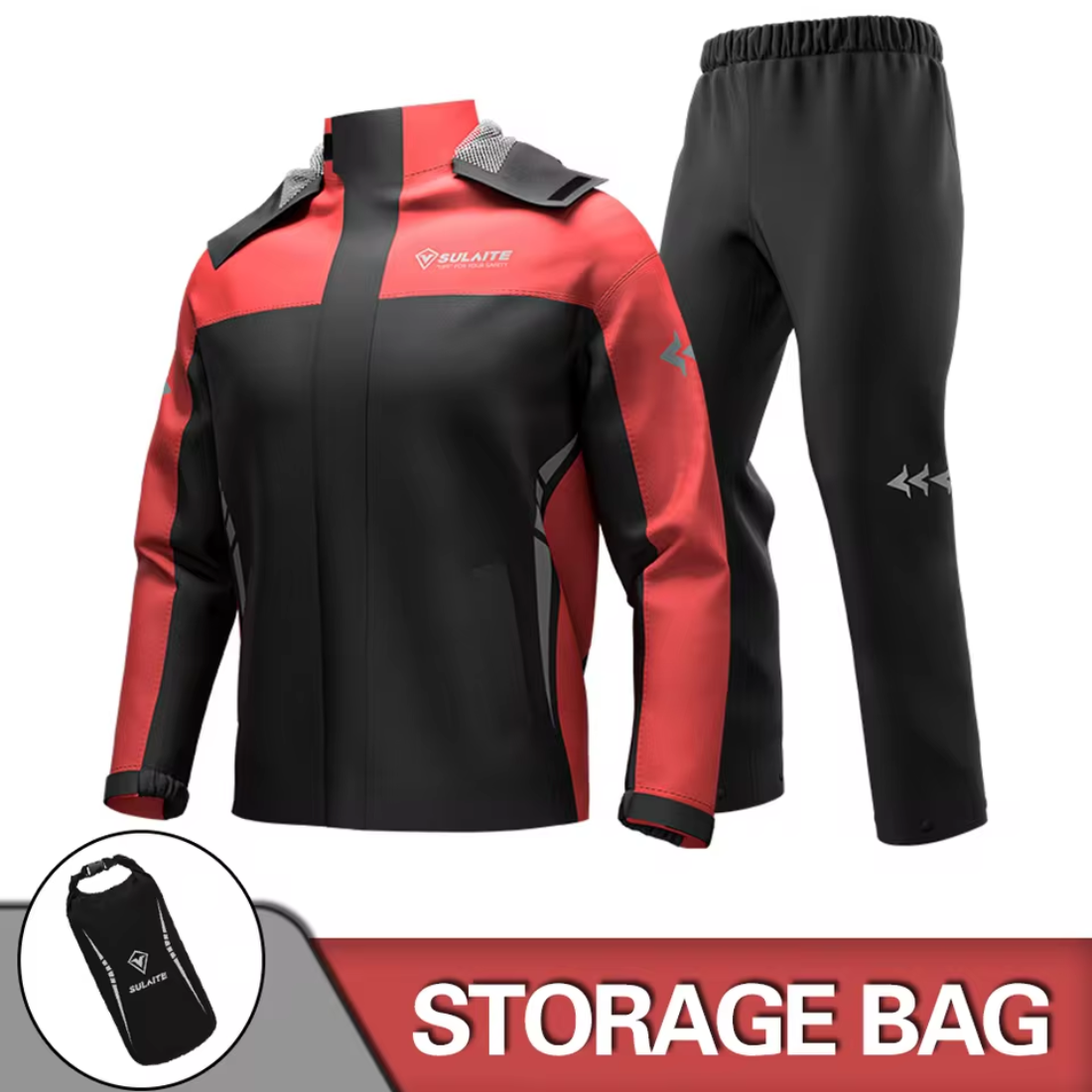 Motorcycle Rain Suit for Riders (Jacket + Pants) – Waterproof, Windproof & Breathable