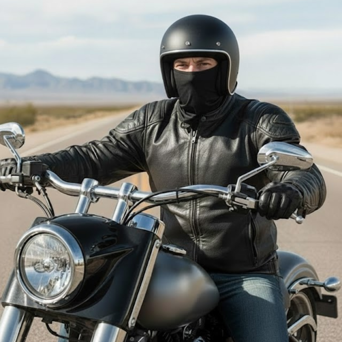 All-Season Rider Face Mask – Breathable, Windproof & UV Protected