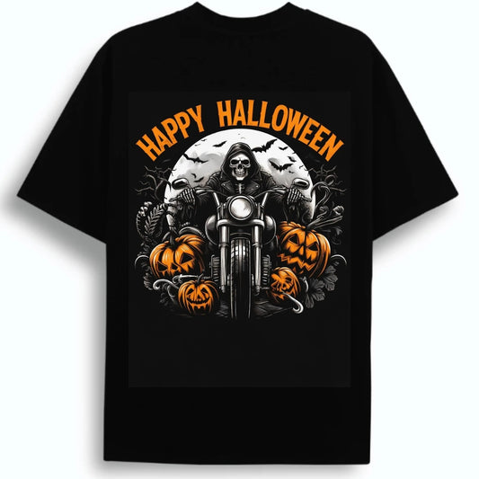 The Midnight Ride: BikerZoneZ Halloween Edition Tee