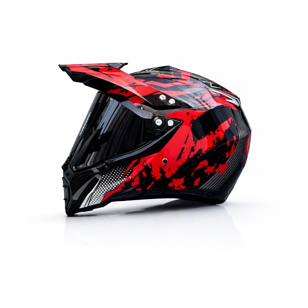 WLT-128 Professional Motocross Helmet – DOT & ECE Certified