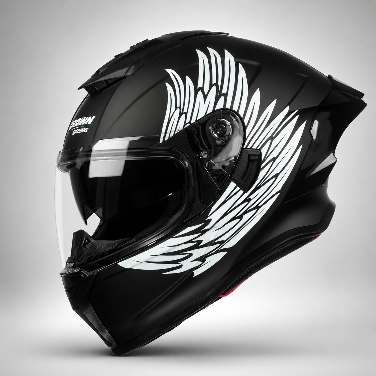 Crown Racing™ Full Face Motorcycle Helmet - DOT Certified