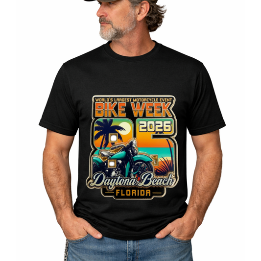 T-Shirt 2026 Bike Week Daytona Beach - Design 1