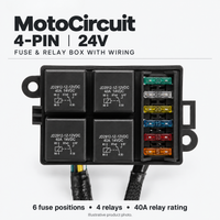 4P 24V 40A Wired