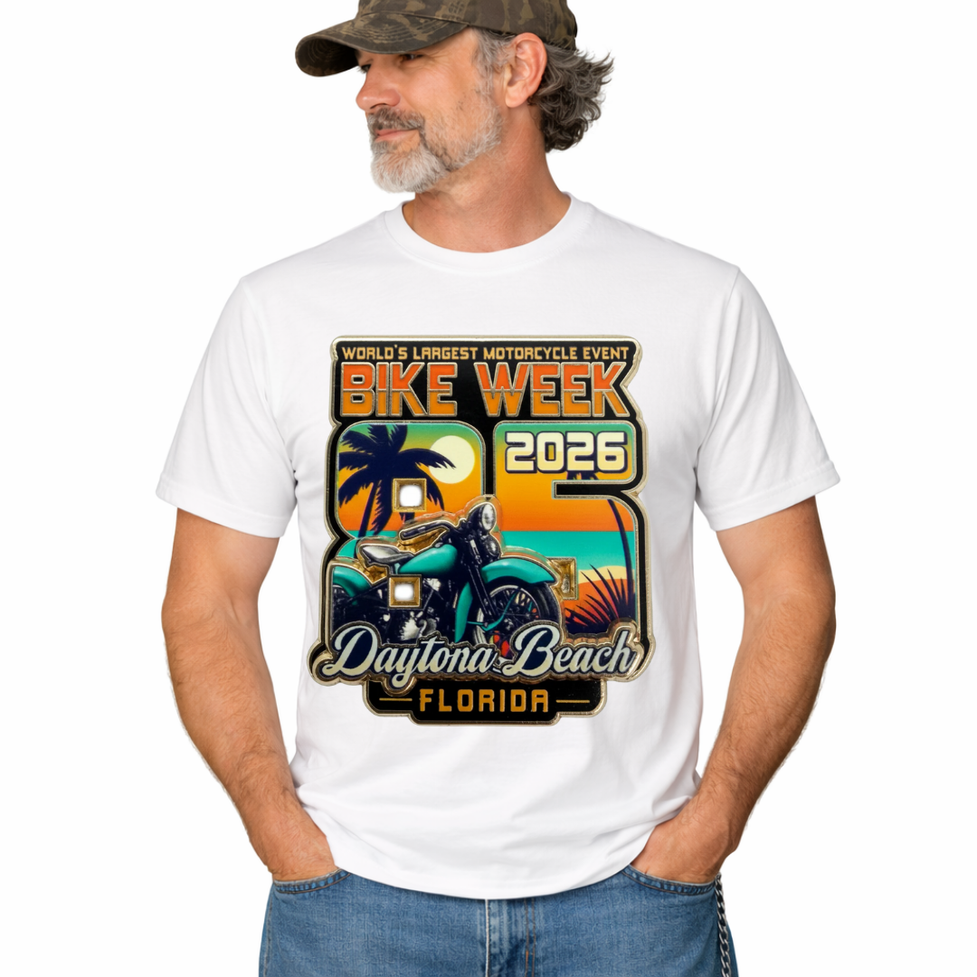 T-Shirt 2026 Bike Week Daytona Beach - Design 1