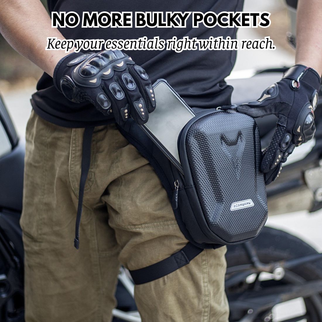 BikerZonez™ Moto Leg Bag