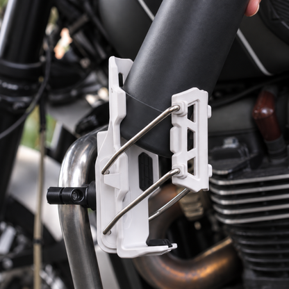 BikerZoneZ Adjustable Motorcycle Water Bottle Holder