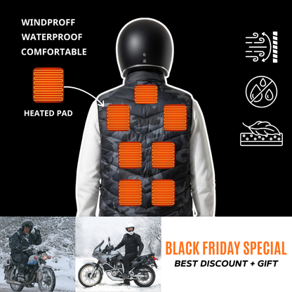 Thermal Heated Vest – Waterproof & Windproof