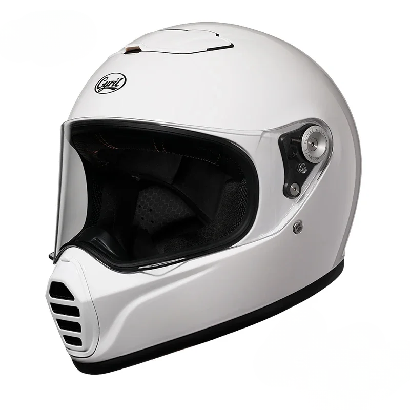 RoadSpirit Vintage Full-Face Helmet – DOT & ECE Approved