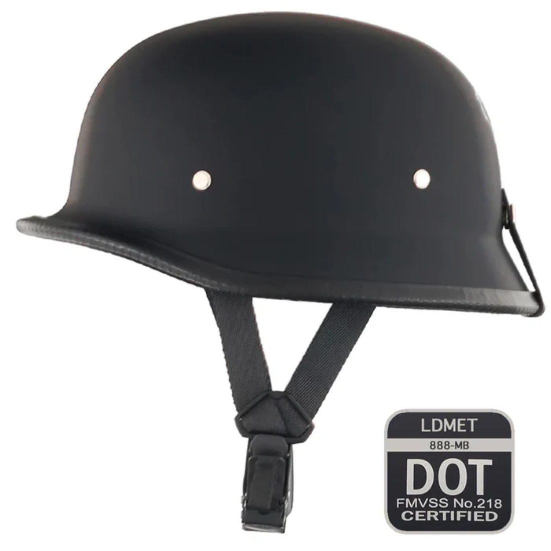 Vintage German Half Helmet | DOT Certified