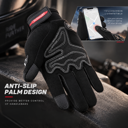 Gloves Summer Riding Hard Knuckle Touchscreen Gloves