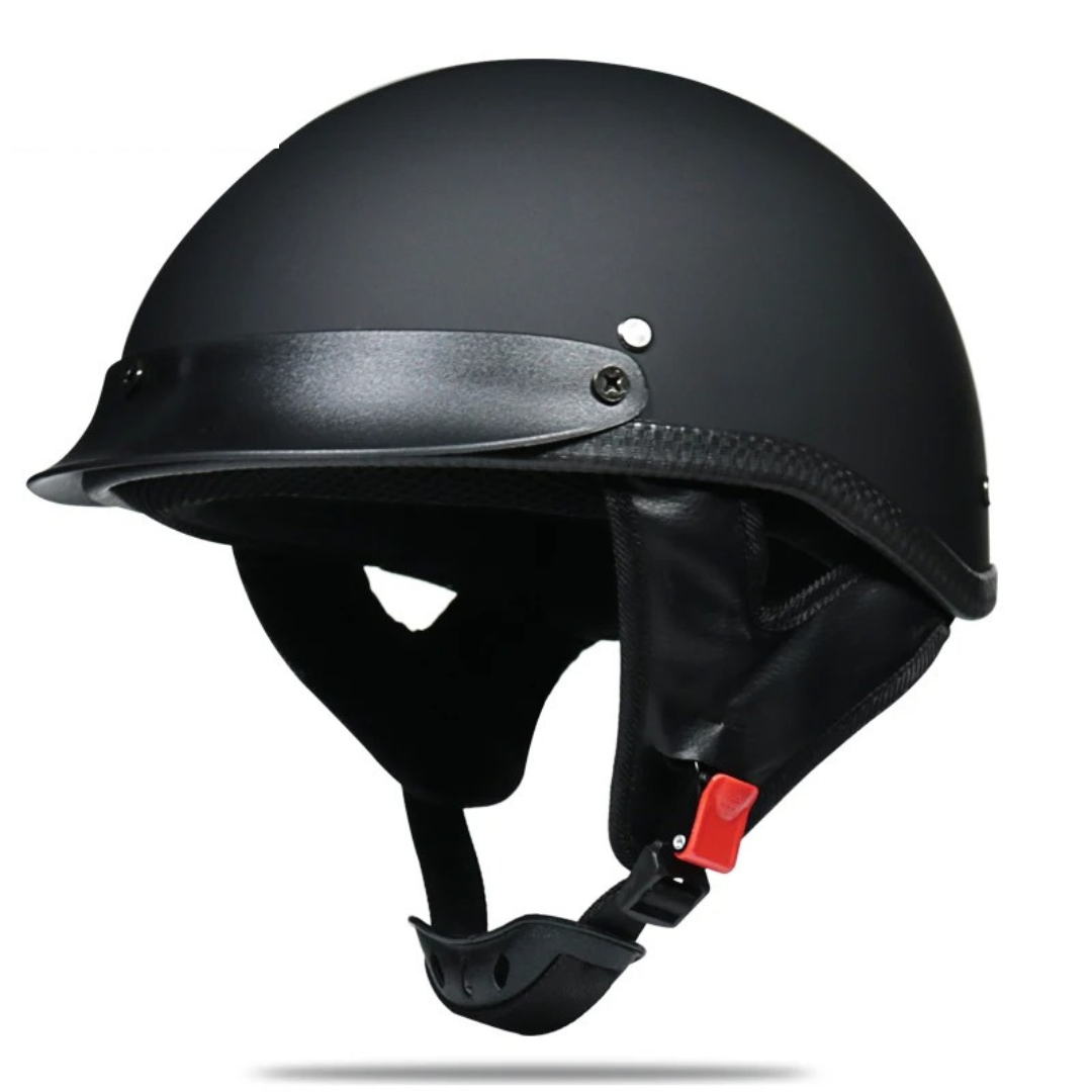 Low Profile Cruiser Half Helmet - DOT and ECE Approved