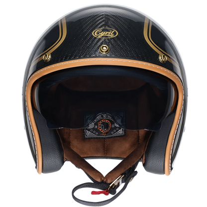 Carbon Fiber Retro Open Face Helmet – DOT Certified