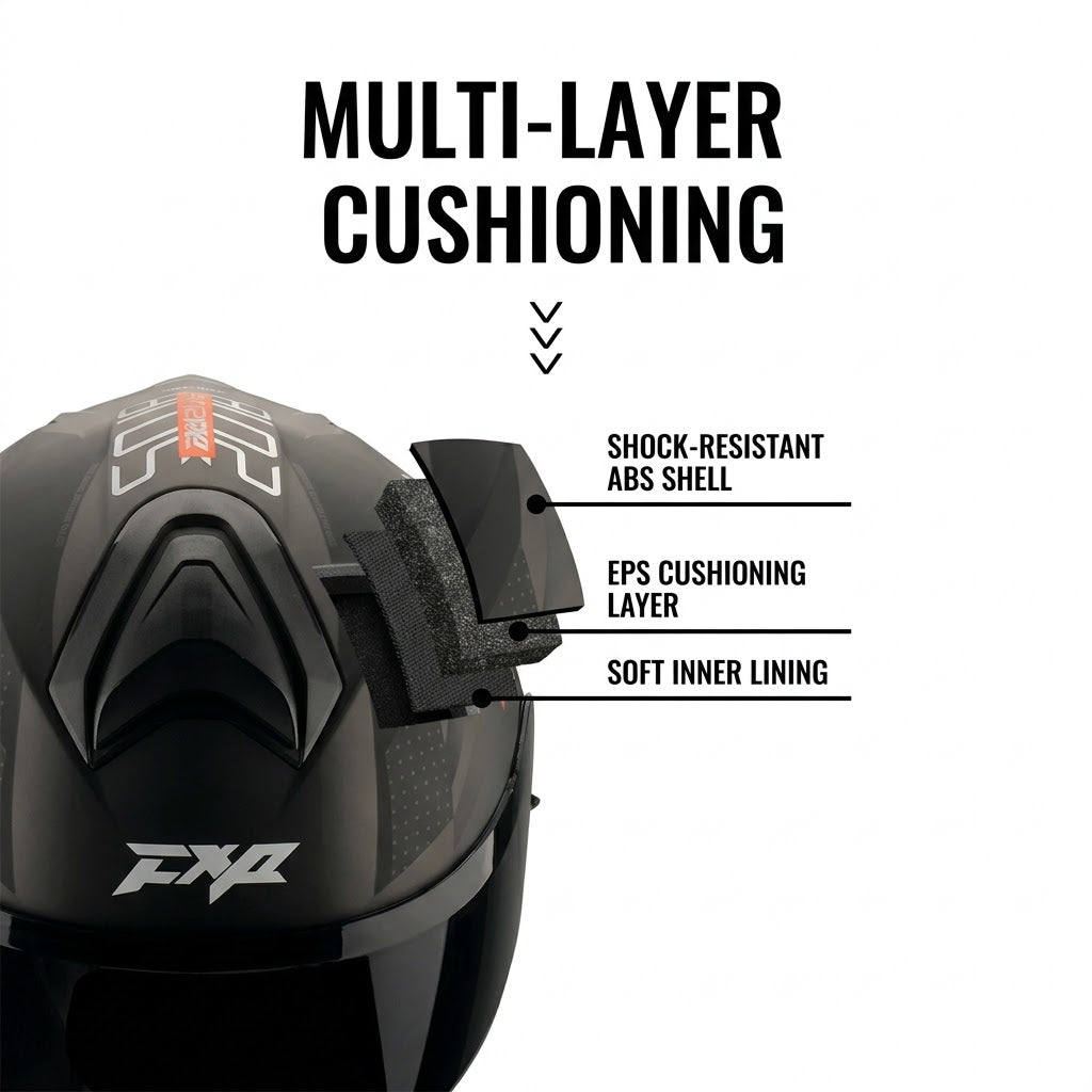 XXP Draken S Full Face Helmet - DOT & ECE Approved