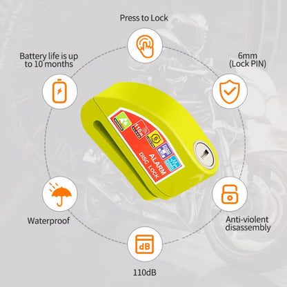 Motorcycle Alarm Disc Brake Lock