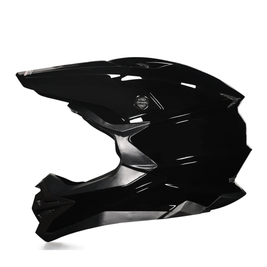 BikerZoneZ SafeRide Pro Off-Road Full Face Helmet - DOT Certification