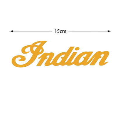 Classic “Indian” Script Sticker