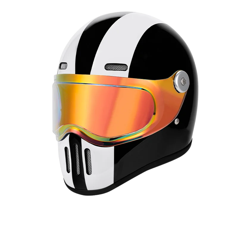 Retro Pig Nose Full Face Helmet