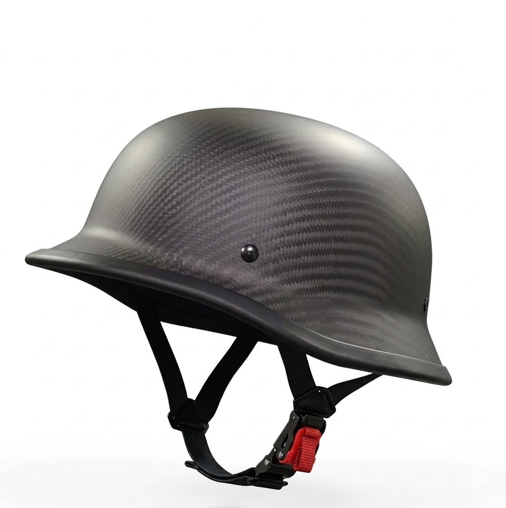 Carbon Fiber Vintage Half Helmet – DOT & ECE Certified