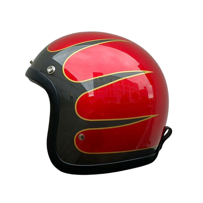 Chopper Low Profile Vintage Motorcycle Helmet