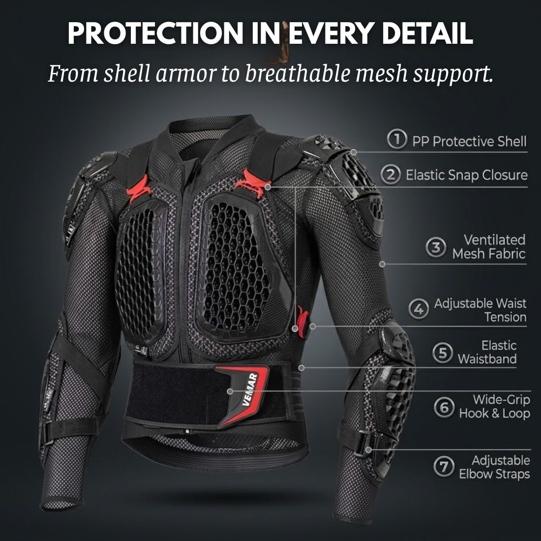 BikerZoneZ CE Full-Body Motorcycle Armor Suit