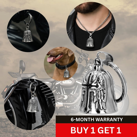 Guardian Angel Bell – Cross & Wings Edition