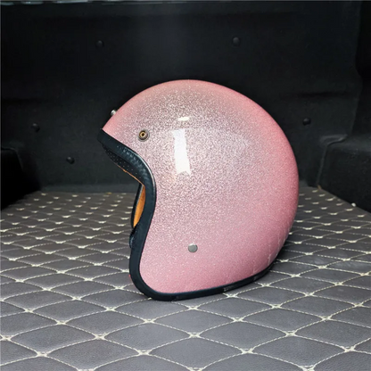 Vintage German Open-Face Helmet – DOT & ECE Approved