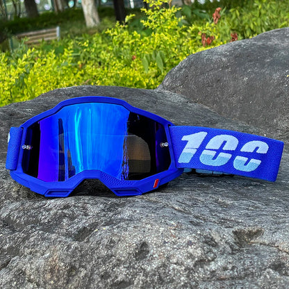 BikerZoneZ TrailGuard Motocross Goggles