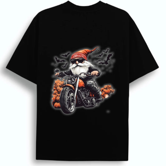 The Midnight Ride: BikerZoneZ Halloween Edition Tee