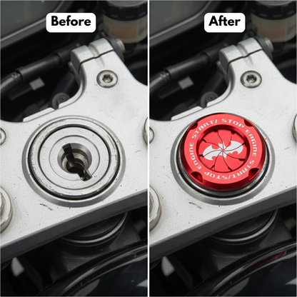 Motorcycle Engine Start/Stop Ignition Key Cover