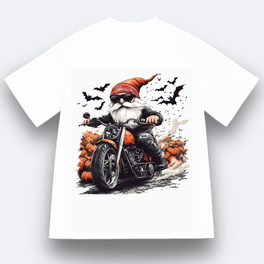 The Midnight Ride: BikerZoneZ Halloween Edition Tee