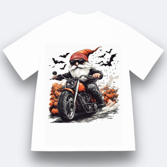 The Midnight Ride: BikerZoneZ Halloween Edition Tee