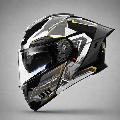 BikerZoneZ™ Apex Flip-Up Motorcycle Helmet