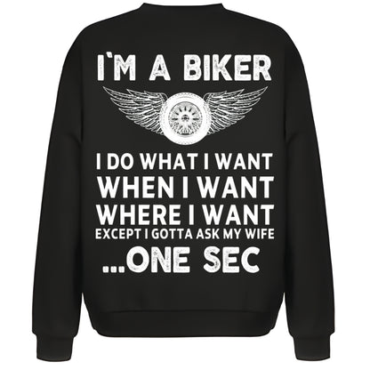 Quotes Biker Sweater