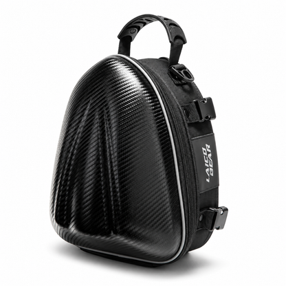 BikerZonez Carbon Fiber 3-in-1 Motorcycle Tail Bag
