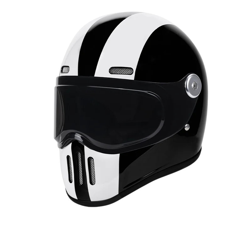 Retro Pig Nose Full Face Helmet