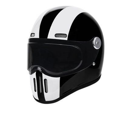 Retro Pig Nose Full Face Helmet