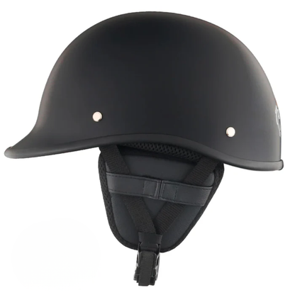 Vintage Low-Profile Polo Half Helmet | DOT Certified