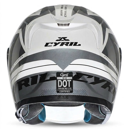 IronRide Open Face Dual Visor Helmet –  DOT Certified