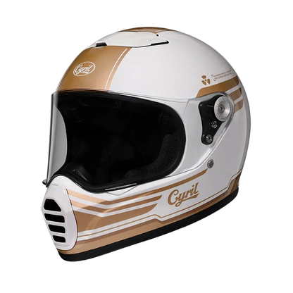 RoadSpirit Vintage Full-Face Helmet – DOT & ECE Approved