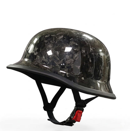 Carbon Fiber Vintage Half Helmet – DOT & ECE Certified