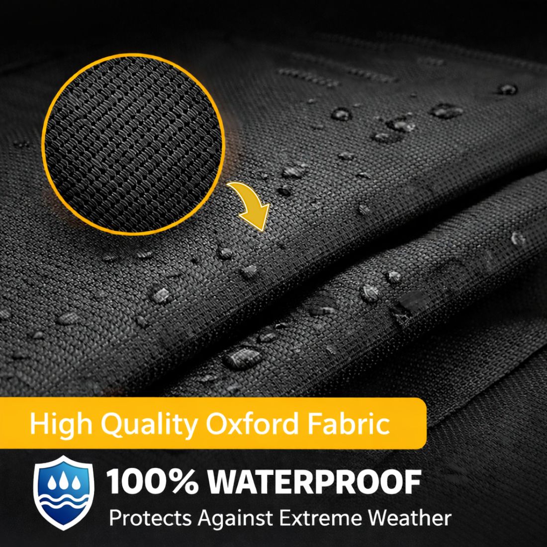 All-Weather Outdoor Motorcycle Cover - Waterproof, UV & Snow Protection