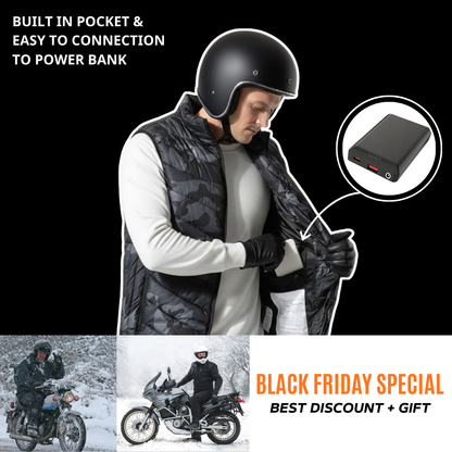 Thermal Heated Vest – Waterproof & Windproof